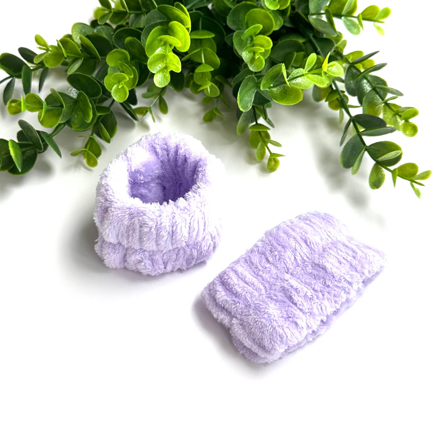 Spa Towel Wrist Set Purple