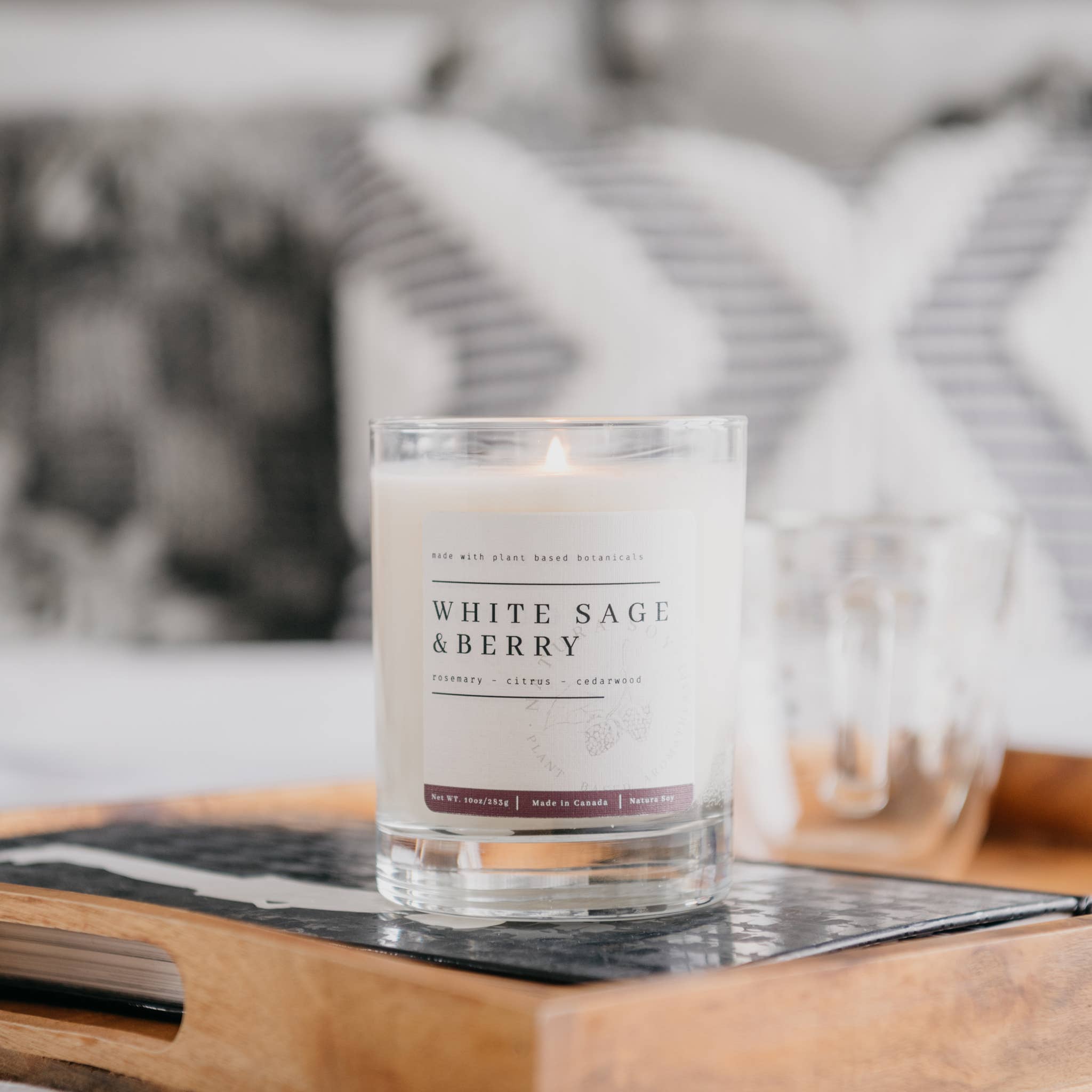 Soy Candle Tumbler Jar - London Fog