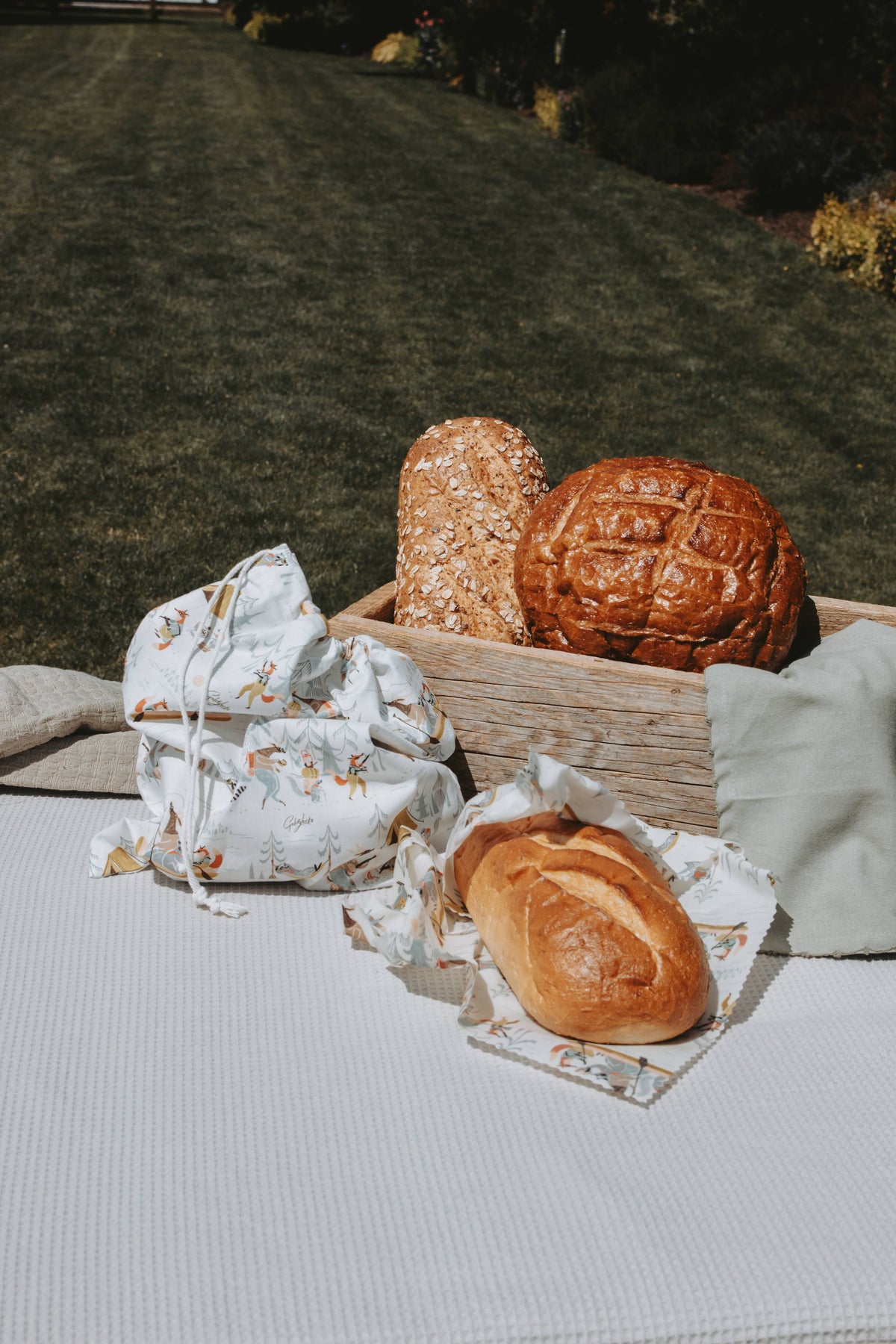 Bread Bag Set | Furry Friends