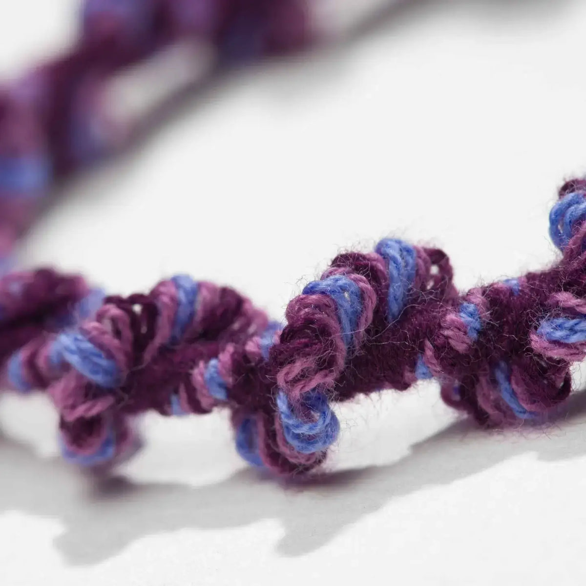 Crochet Hair Ties | Purple Frost