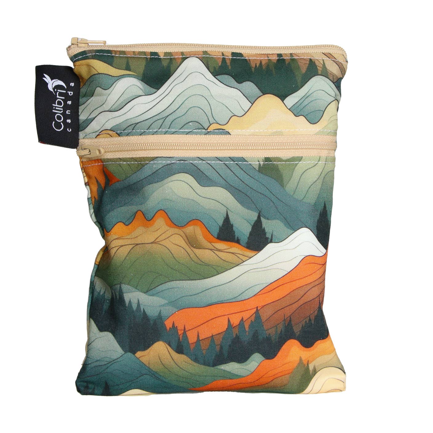 Colibri Mini Double Duty Wet Bag Mountains