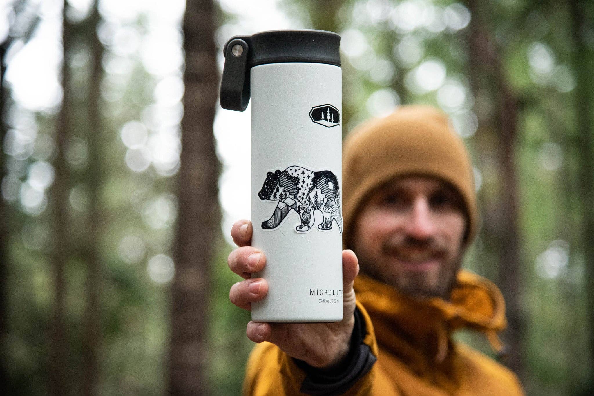 Roaming Bear Art Sticker