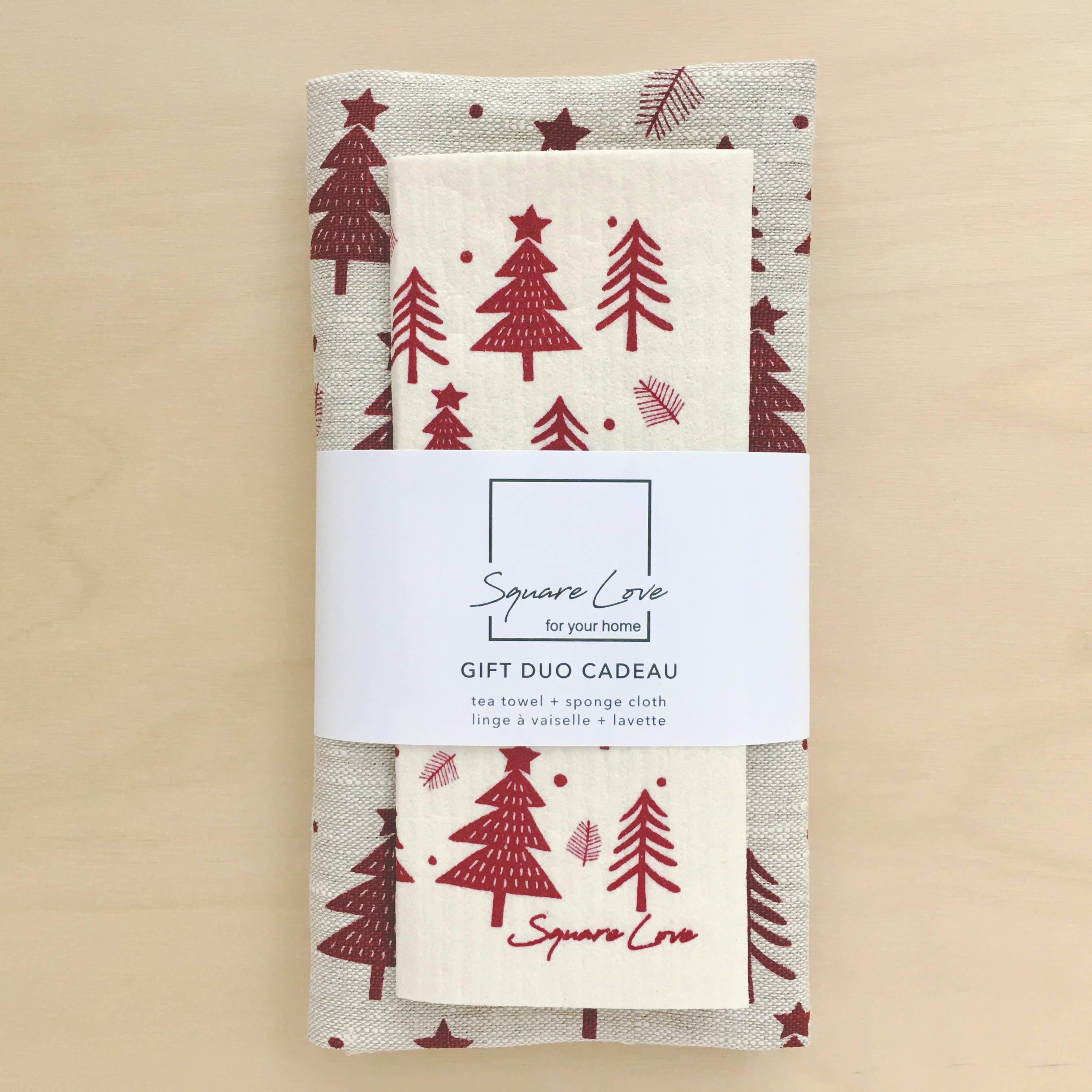 Holiday Forest Gift Duo | 100% Linen