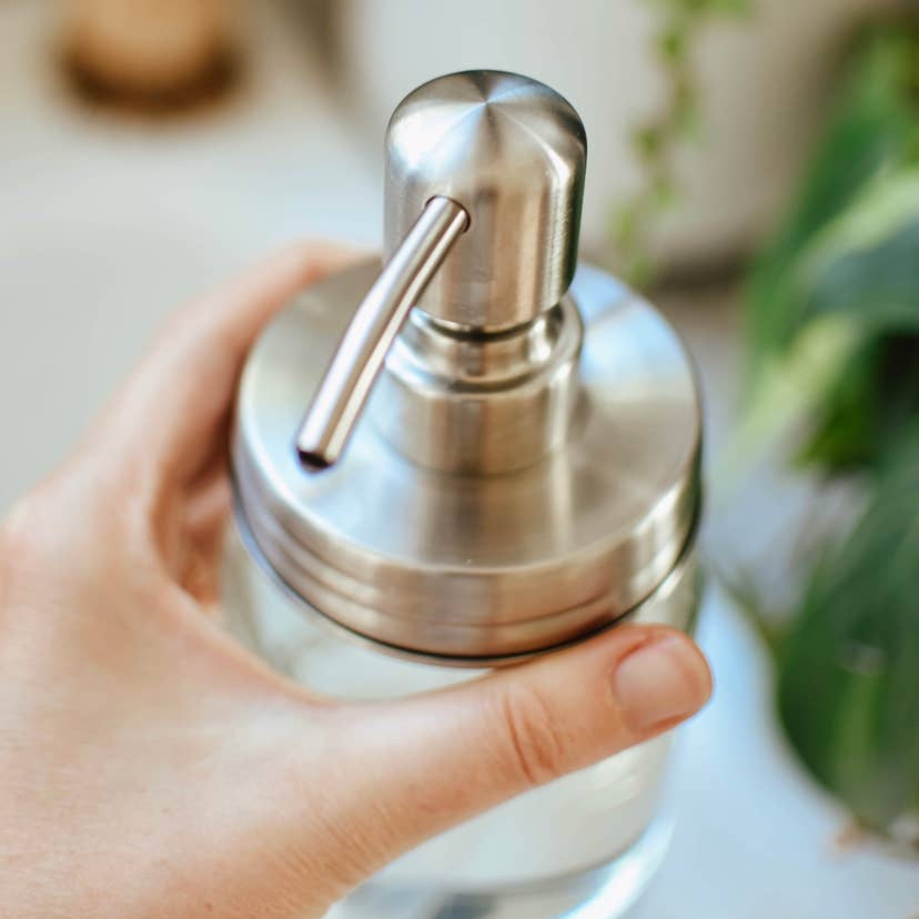 Stainless Steel Mason Jar Pump Top REG