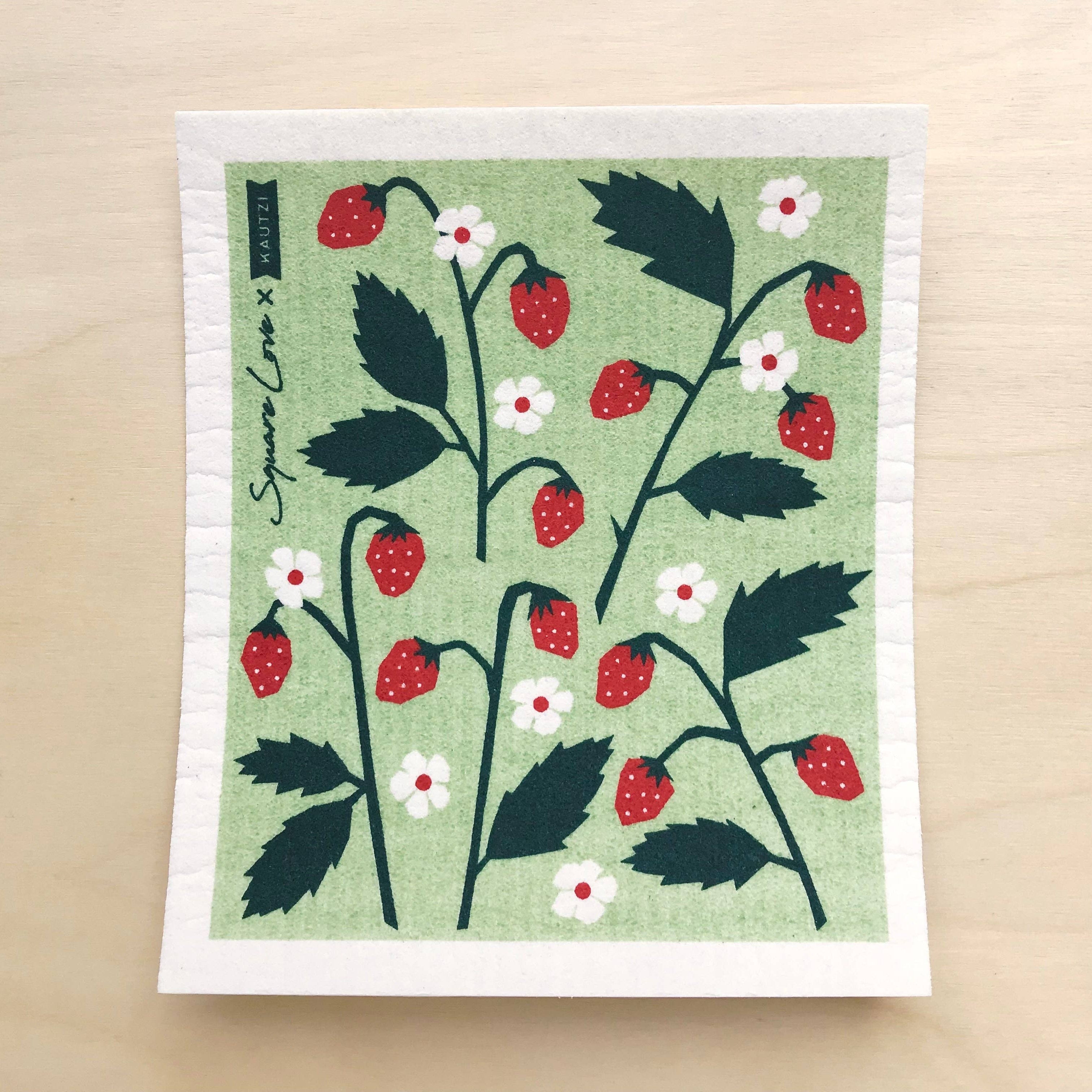 Swedish Cloth Strawberry Mint