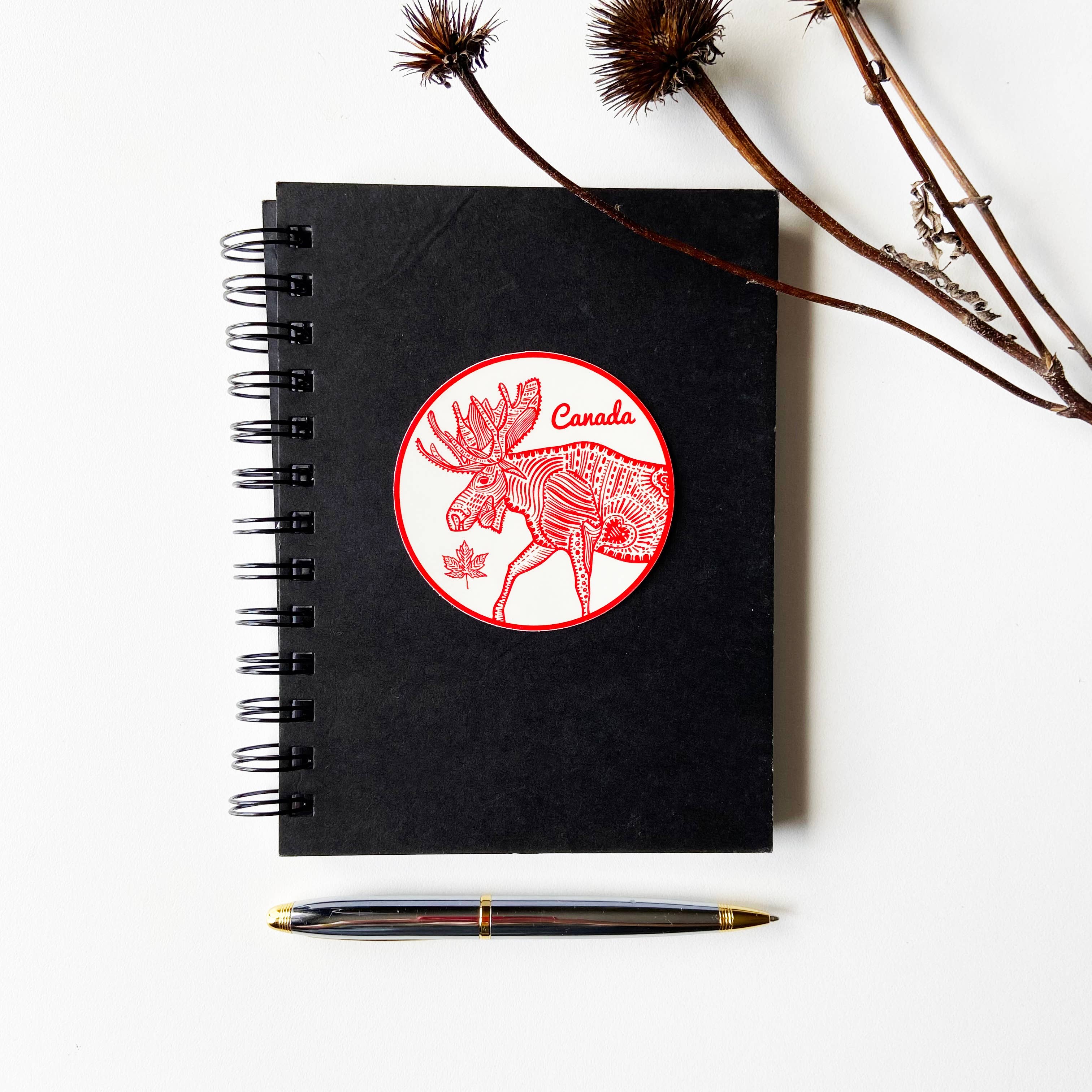 Canada Moose Vinyl Sticker