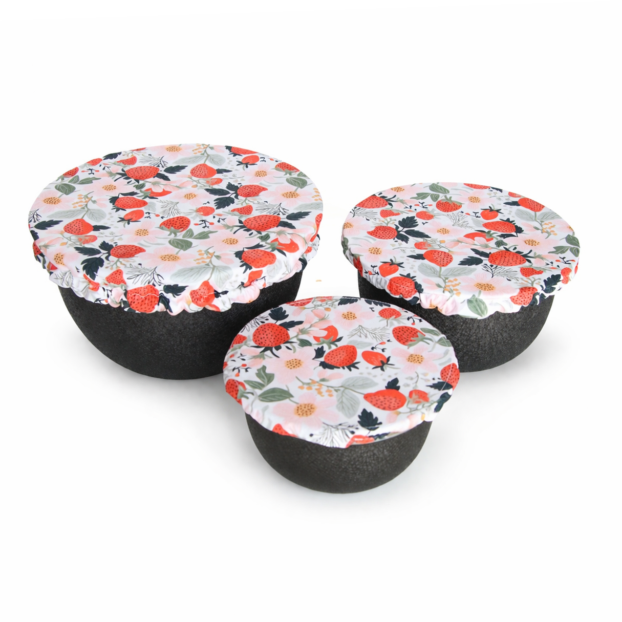 Colibri Bowl Cover Set Strawberry Patch