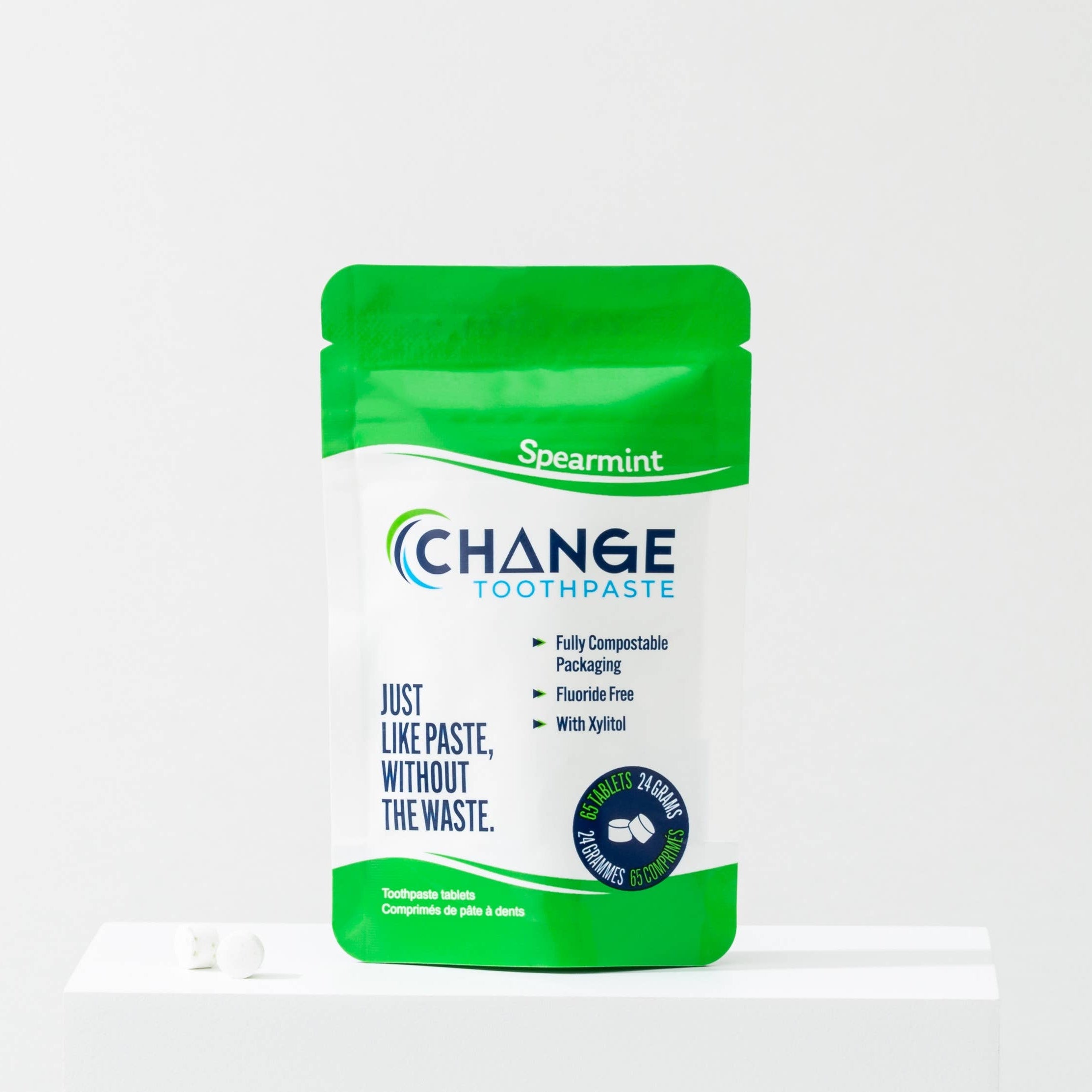 CHANGE Toothpaste Tabs 1-MONTH Spearmint