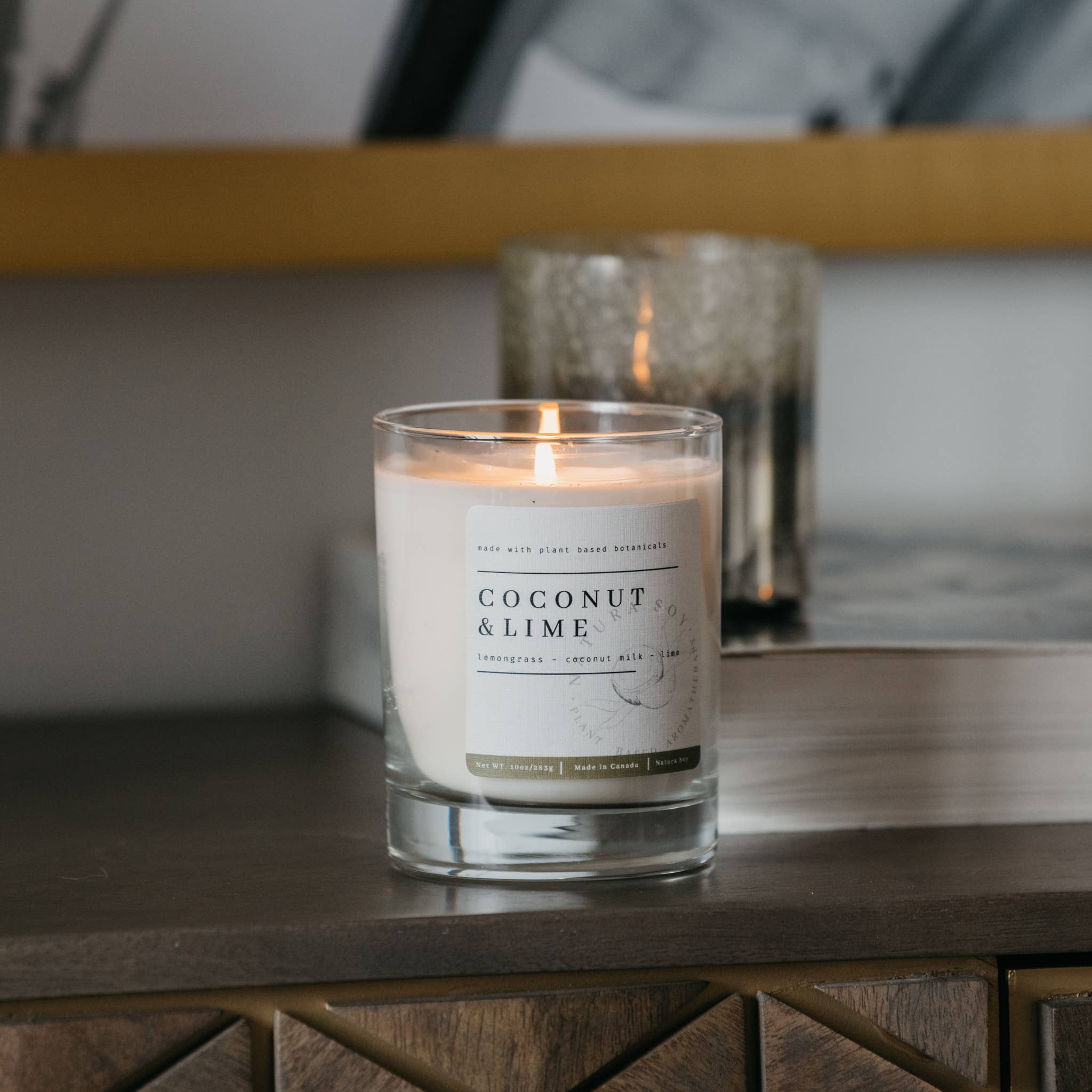 Soy Candle Tumbler Jar - London Fog
