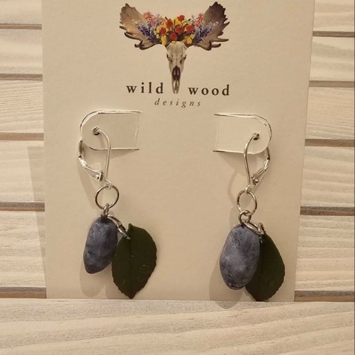 Wild Wood Design - Haskap Earrings