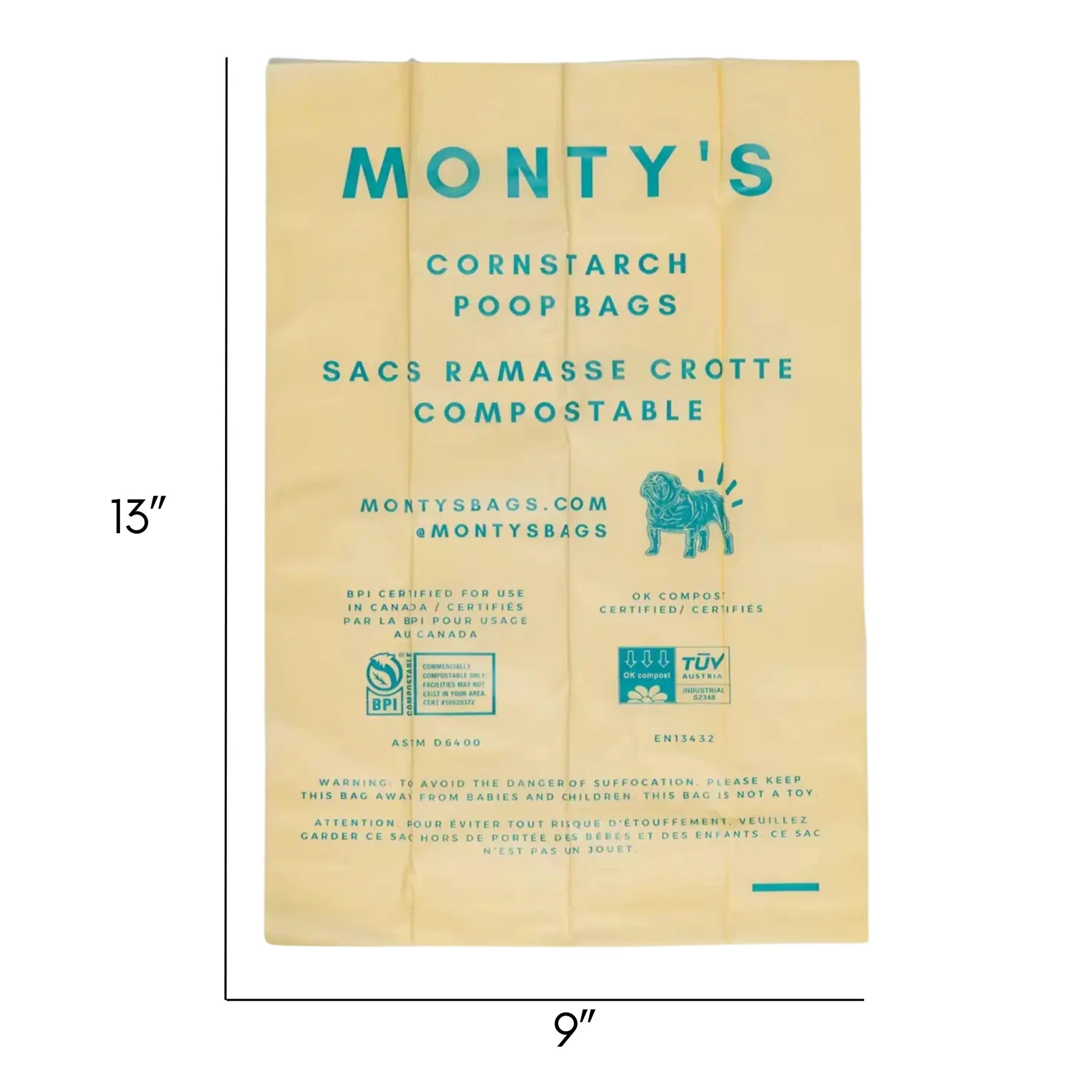 Monty's REGULAR Poop Bags