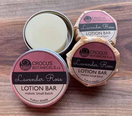 Crocus Botanicals Lotion Bar - Lavender Rose