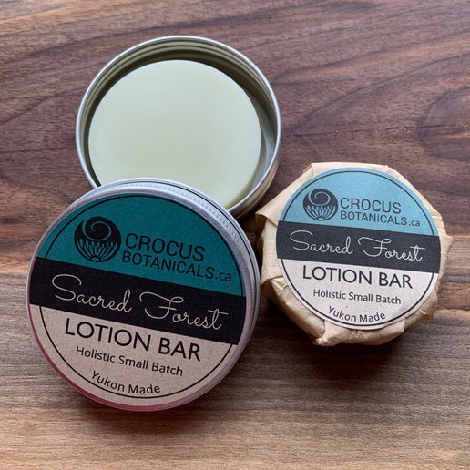 Crocus Botanicals Lotion Bar - Sacred Forest