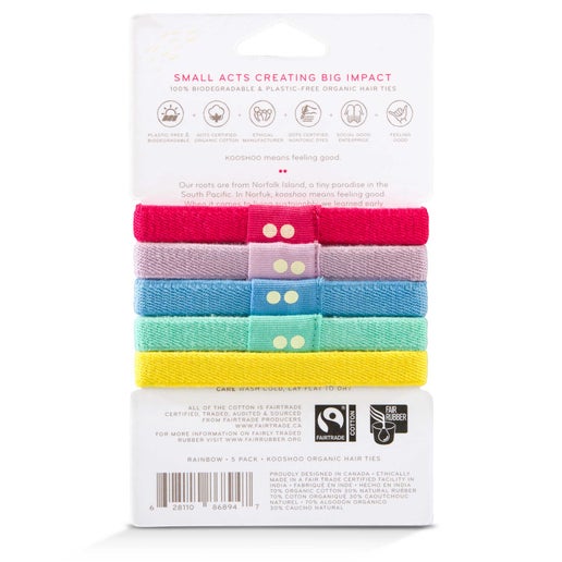 KOOSHOO Hair Ties - Rainbow