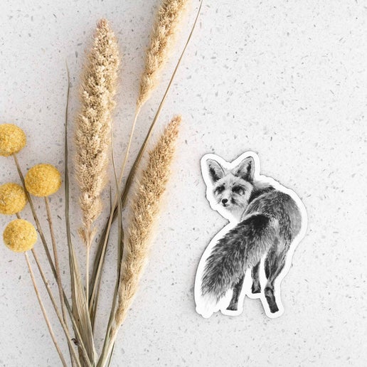 Pen On Paper - Fox Magnet