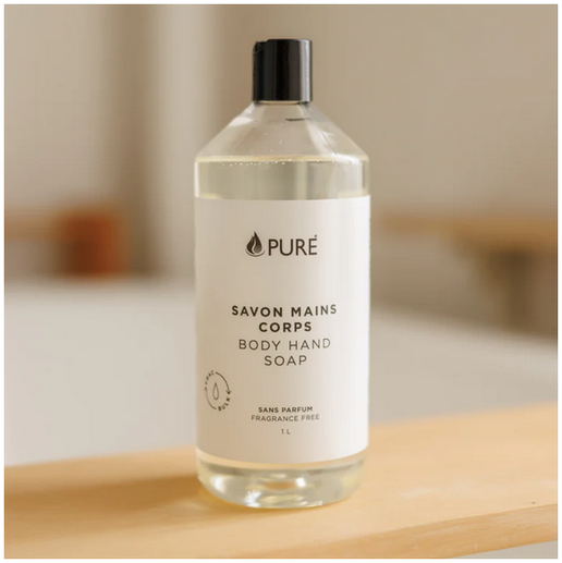 PURE BIO - Fragrance Free Body & Hand Soap