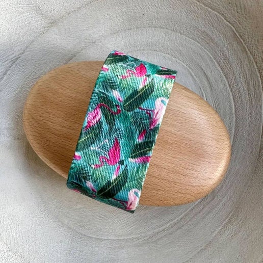 Dry Body Brush - Sisal Flamingo