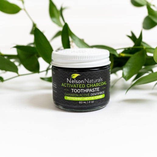 Nelson Naturals Toothpaste Charcoal with Hydroxyapatite