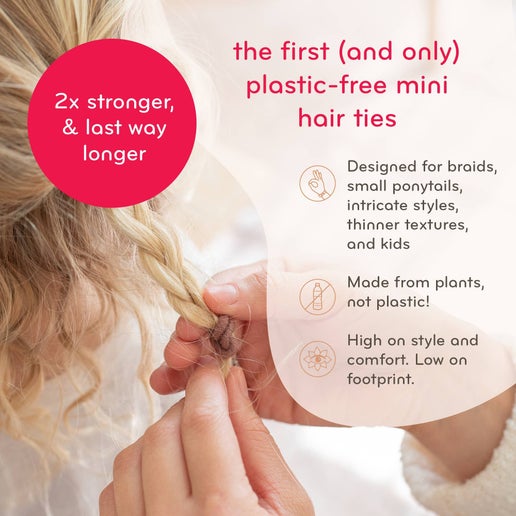 KOOSHOO Hair Ties - Mini 12-pack Black