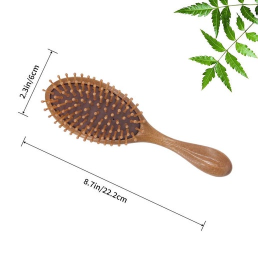 Natural Sandalwood Hair Brush