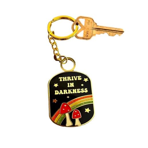 Keychain Mushroom Thrive in Darkness