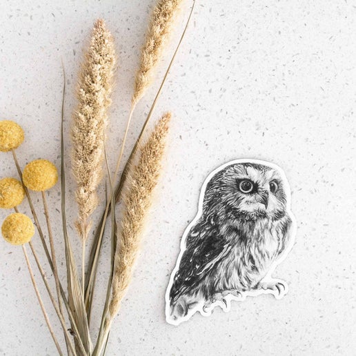 Pen On Paper - Owl Magnet