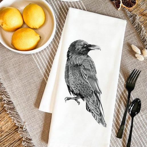 Pen On Paper - Raven Tea Towel
