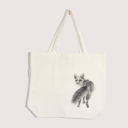 Pen On Paper - Fox Tote Bag