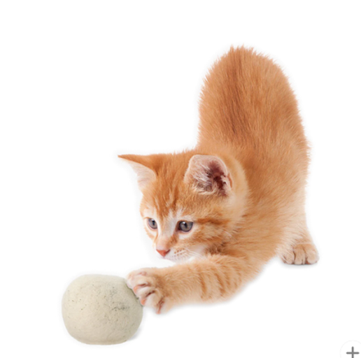 Moss Creek "Meow" Catnip Infused 100% Wool Balls