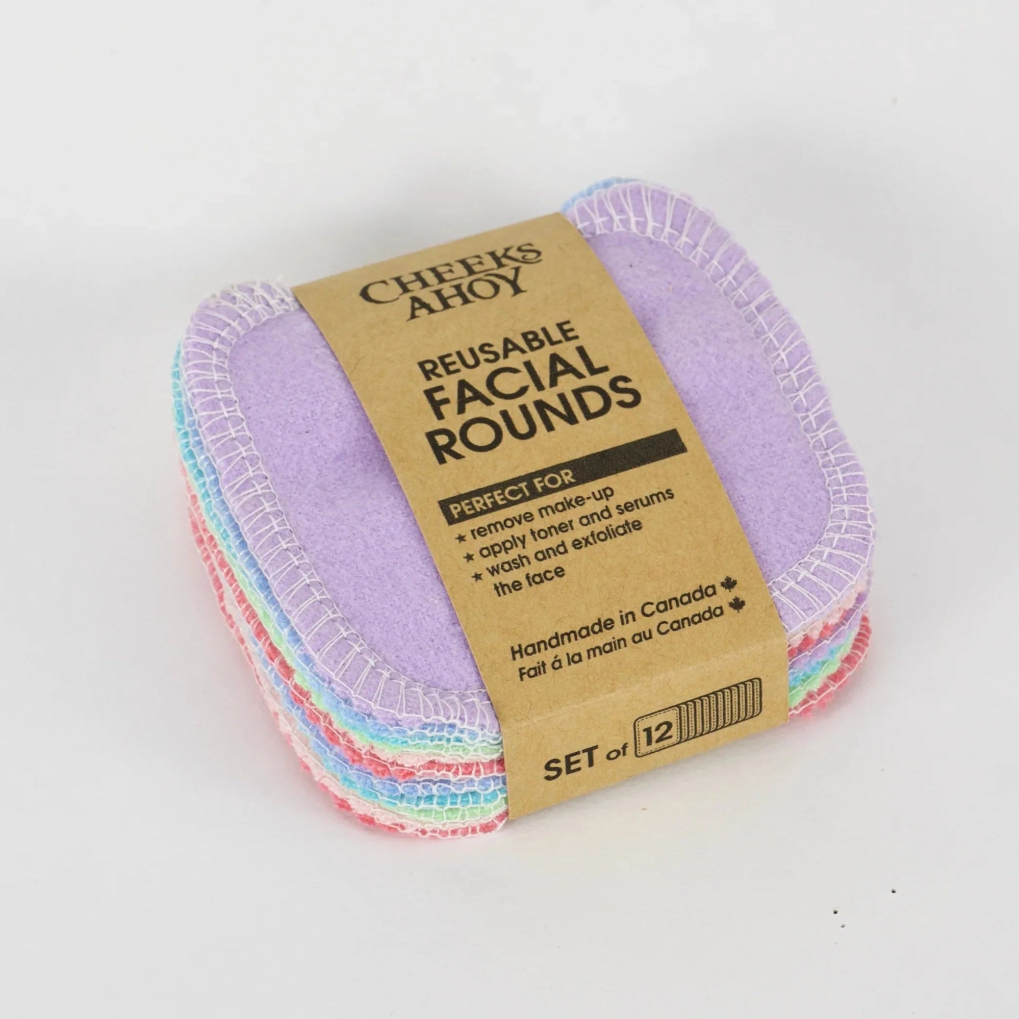 Cheeks Ahoy Facial Rounds Mixed Colors - Pastels