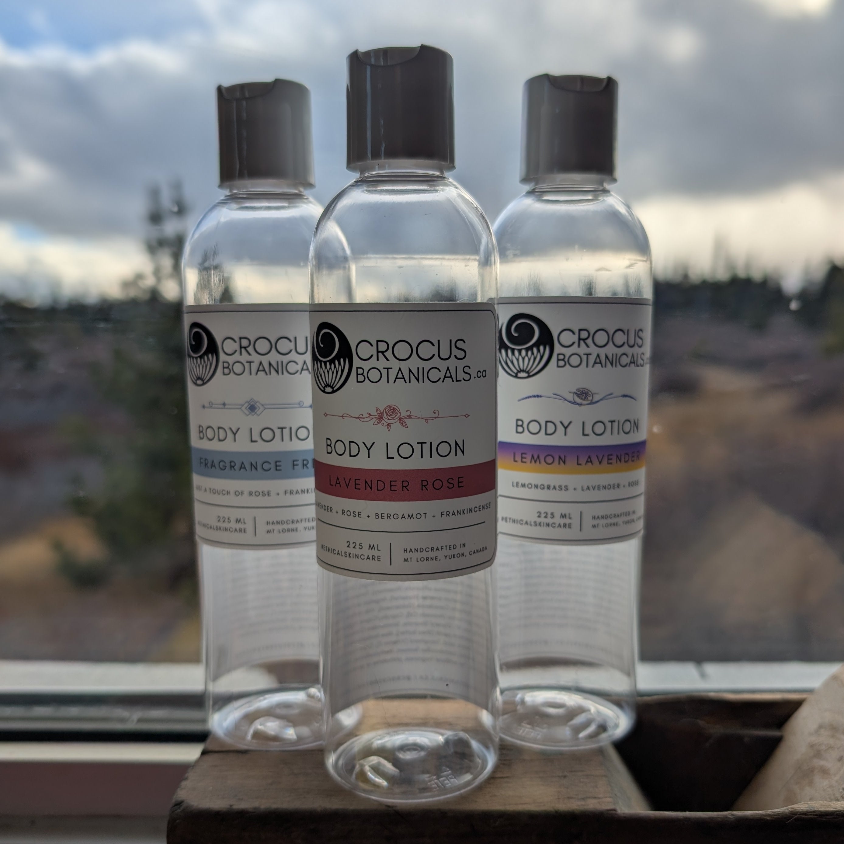 Crocus Botanicals Body Lotion Bottle