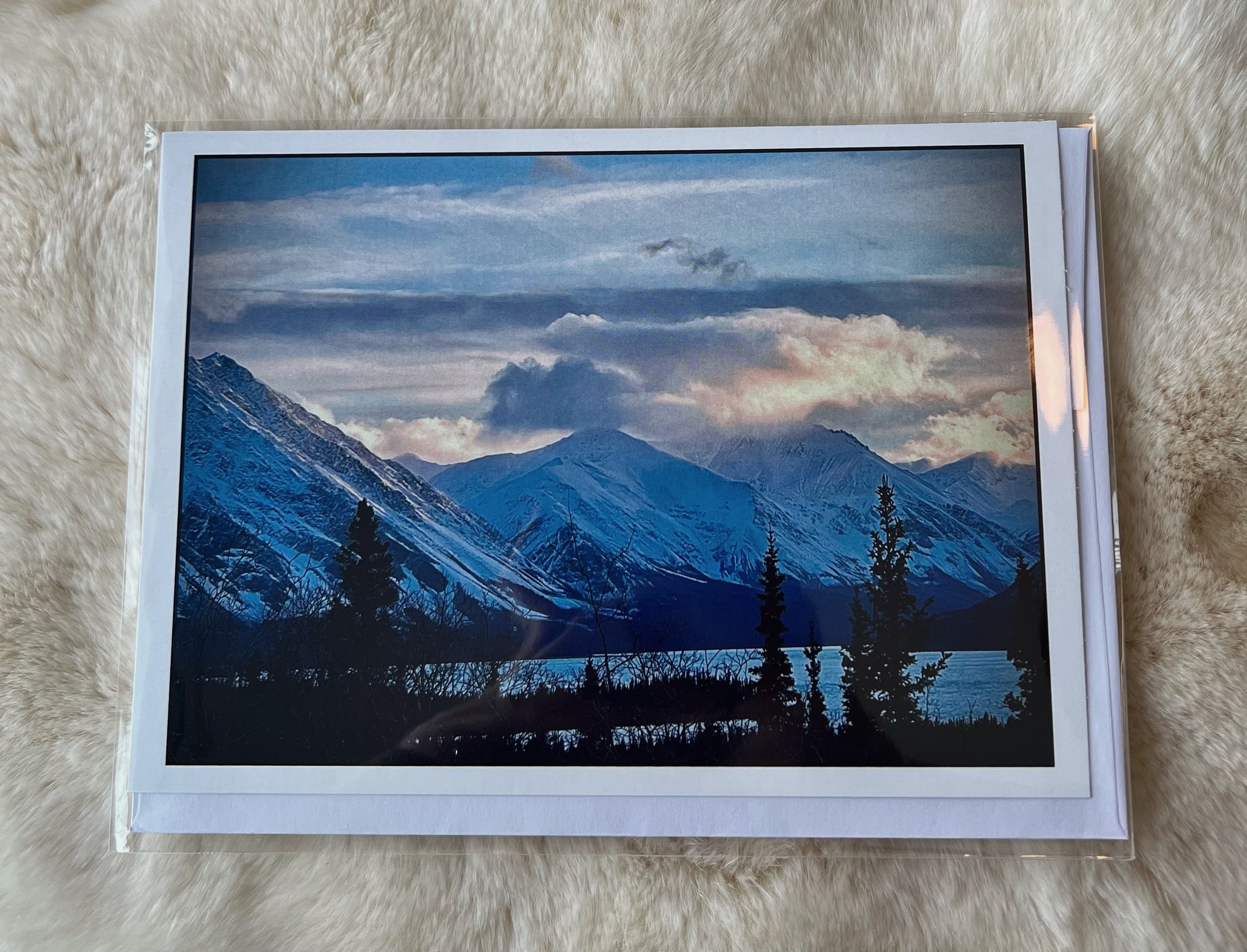 Winter Mountains Photo Greeting Card