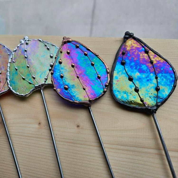 EPS Glass - Lotus Flower Plant Stake