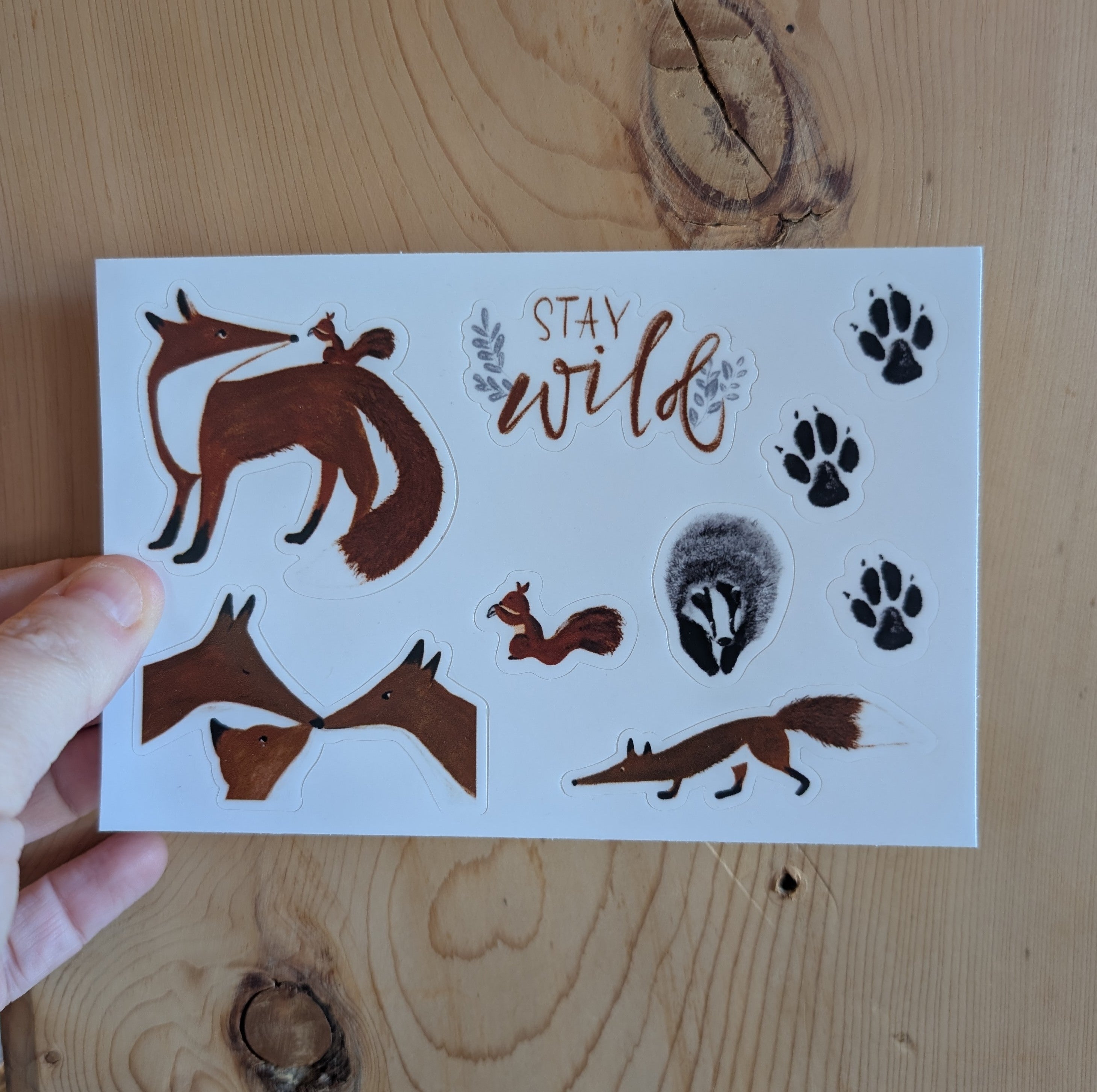 Sophie Mutlu Art - Fox Sticker Sheet