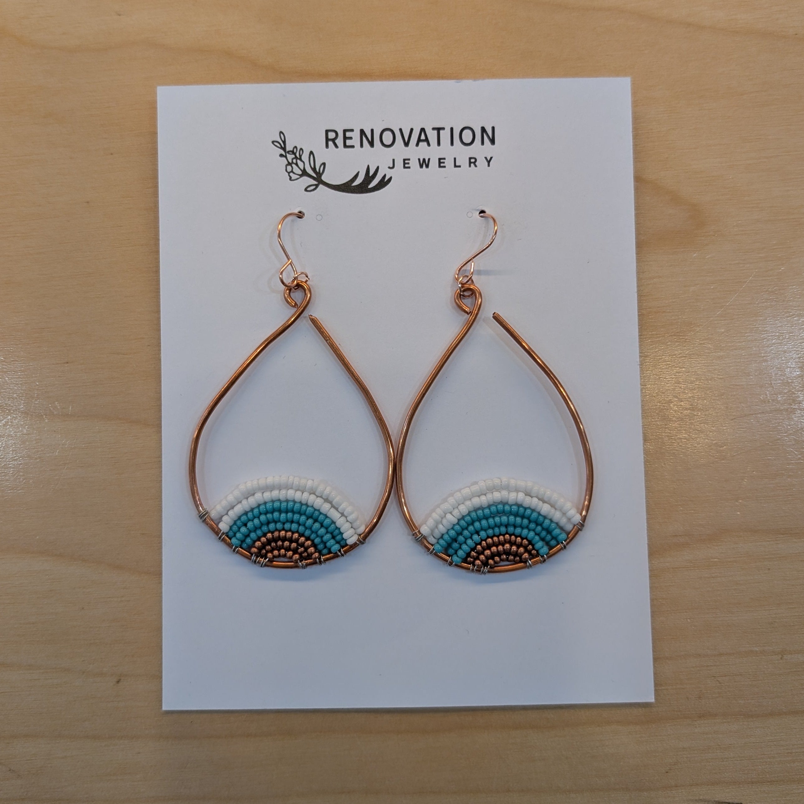 Renovation Jewelry - Copper Drop Ocean Wave