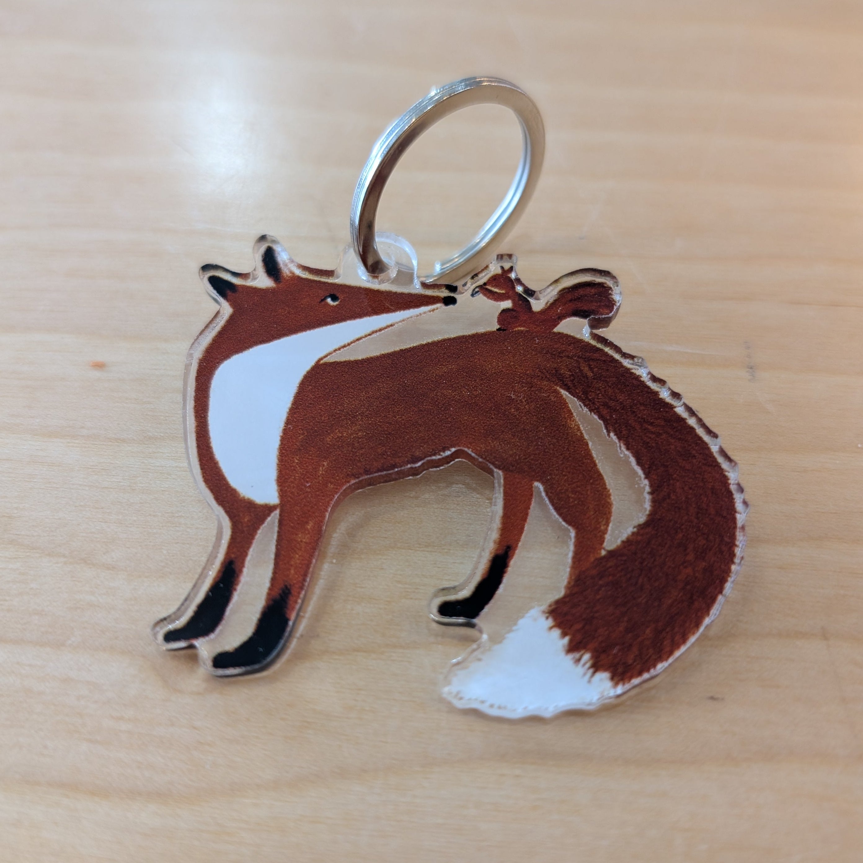 Sophie Mutlu Art - Keychain Fox