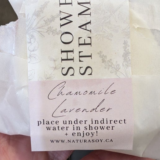 CHAMOMILE LAVENDER Shower Steamer