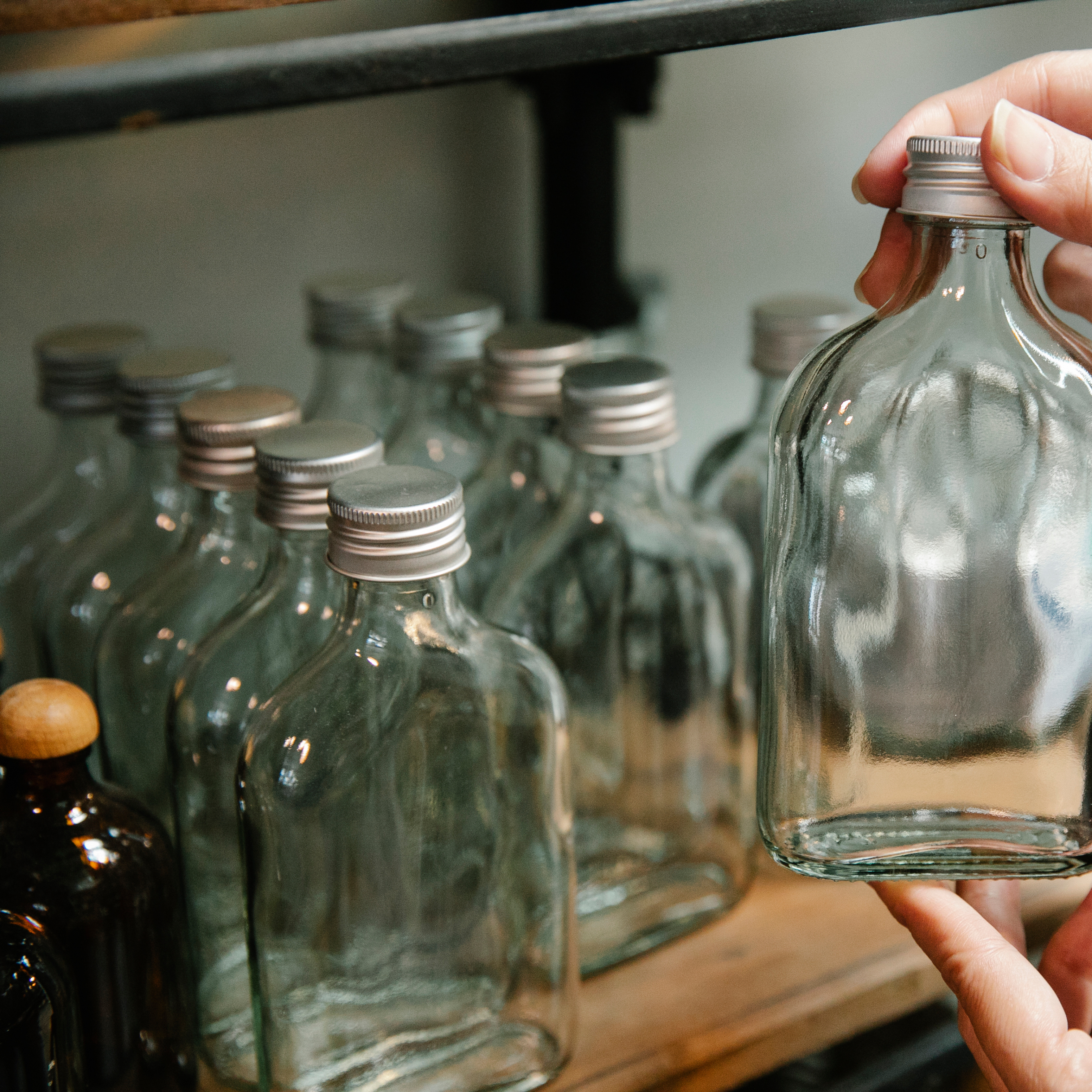 Refillable Containers + Lids