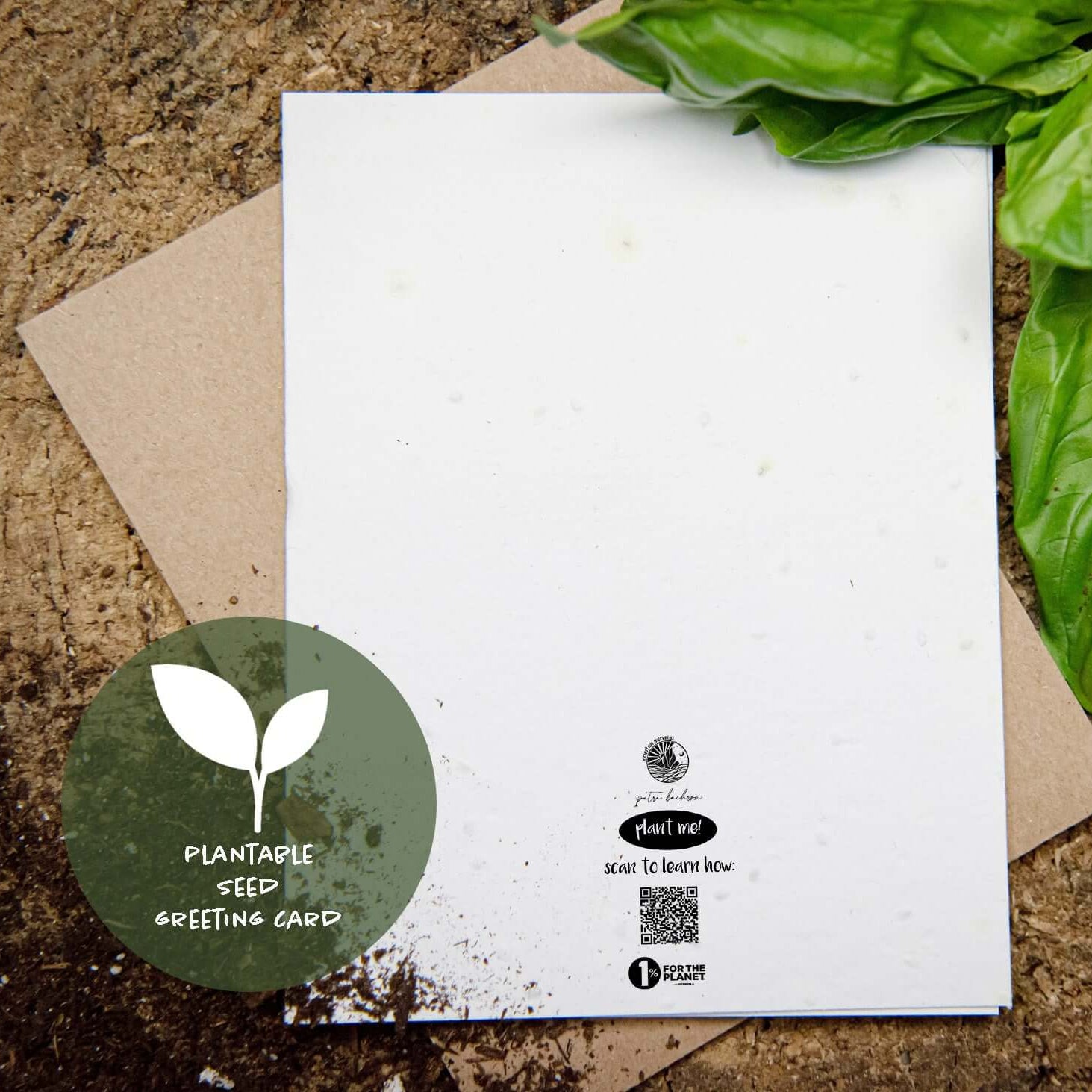 Plantable Basil Seed Card; You Rock
