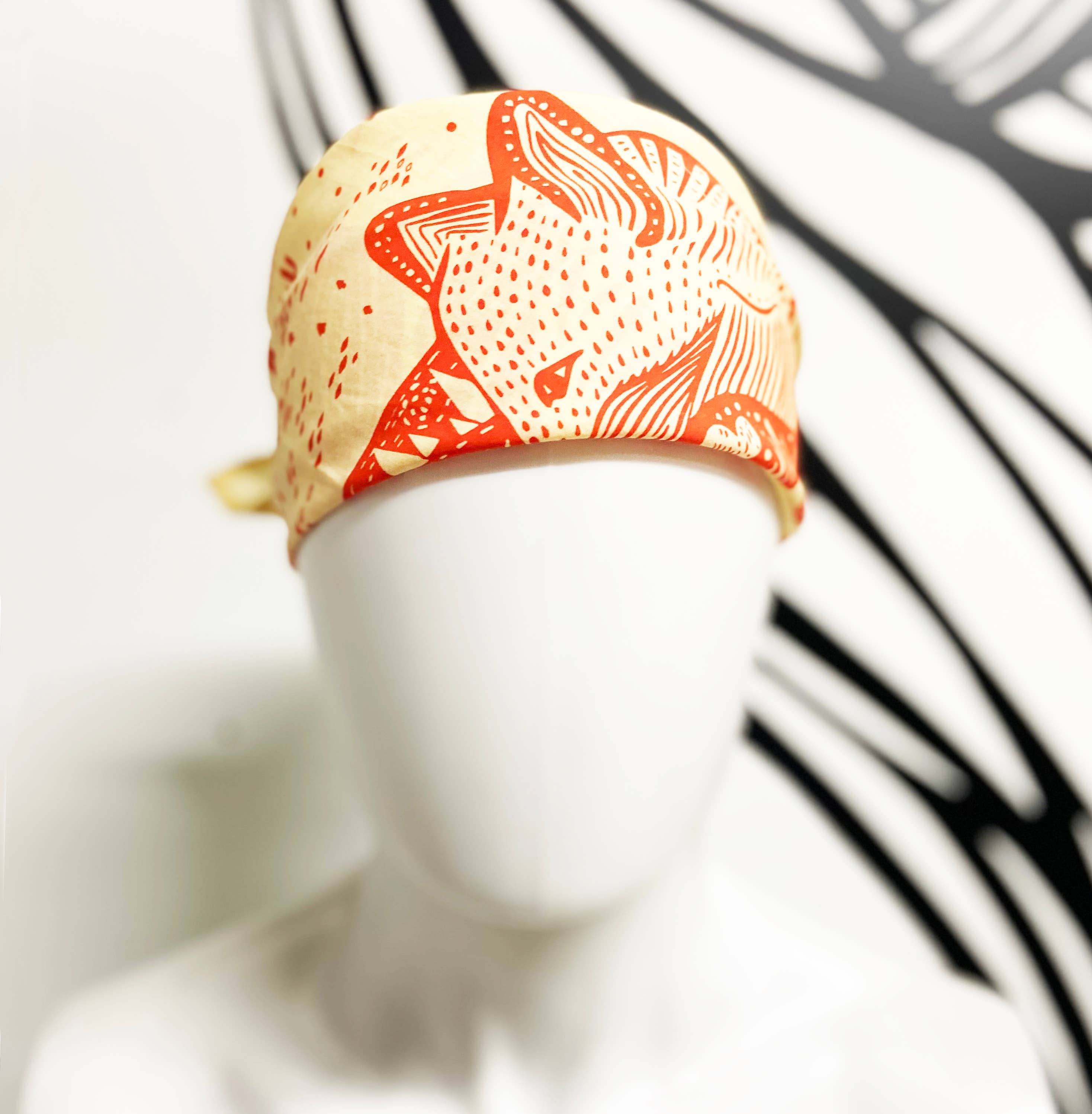 Cotton Bandana Orange Fox