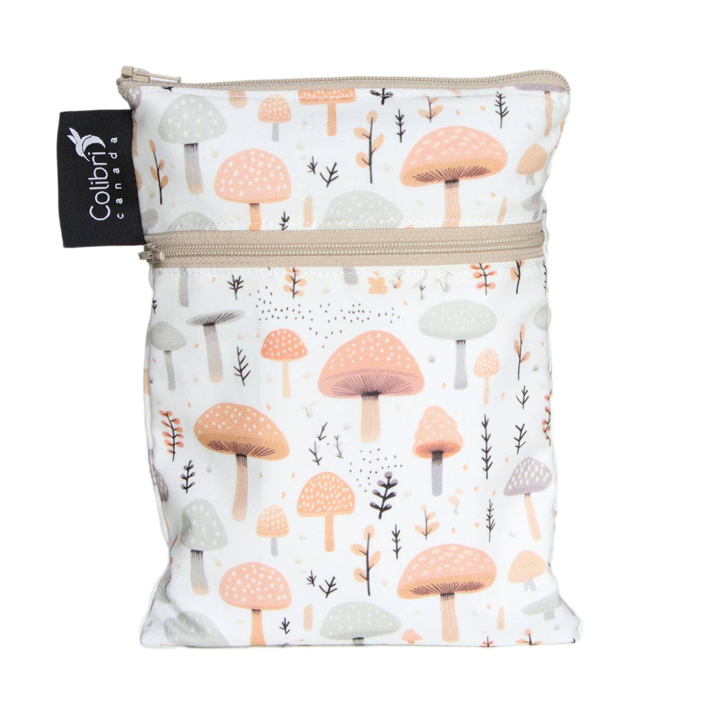 Colibri Mini Double Duty Wet Bag Mushrooms