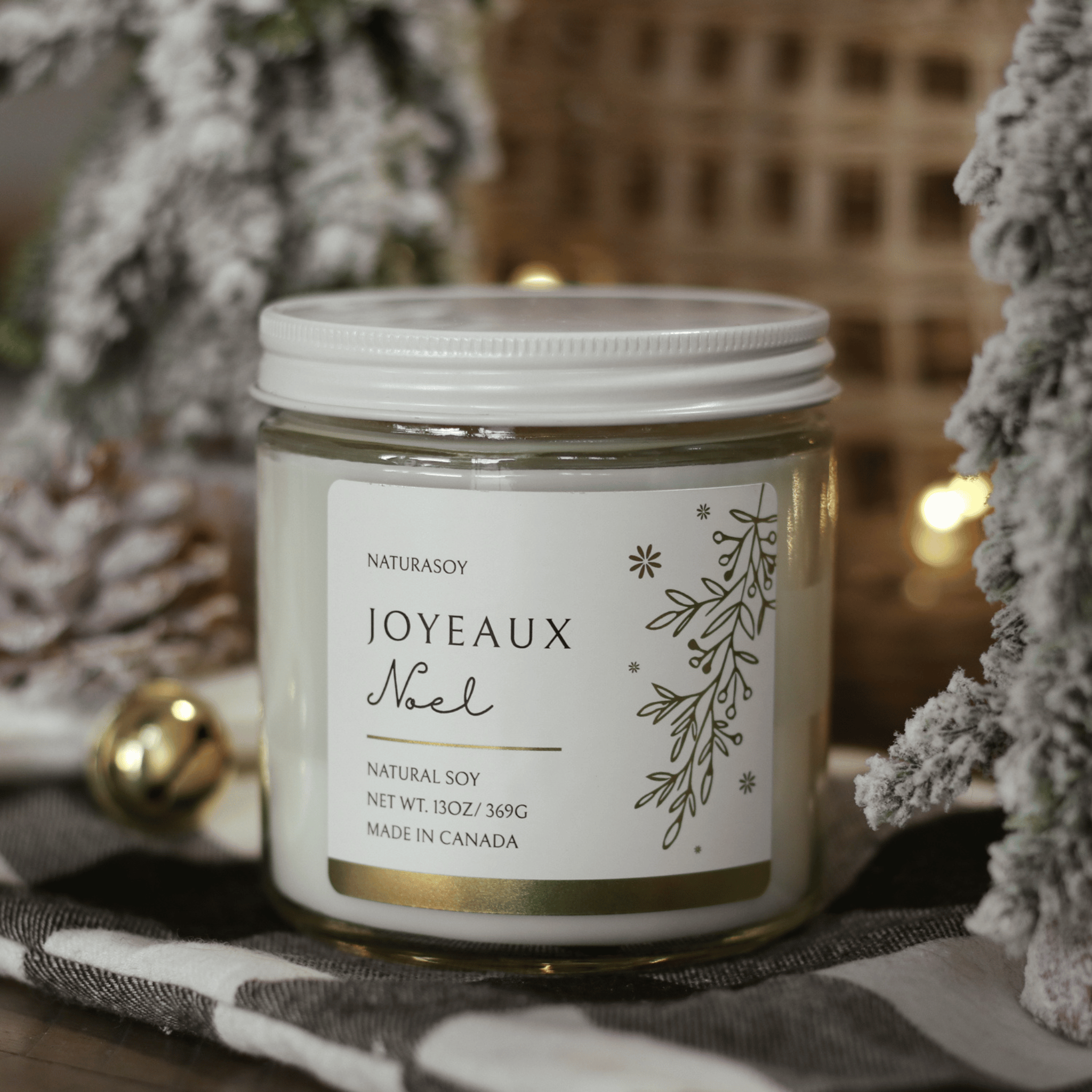 Holiday Jar Candle - Joyeaux Noel