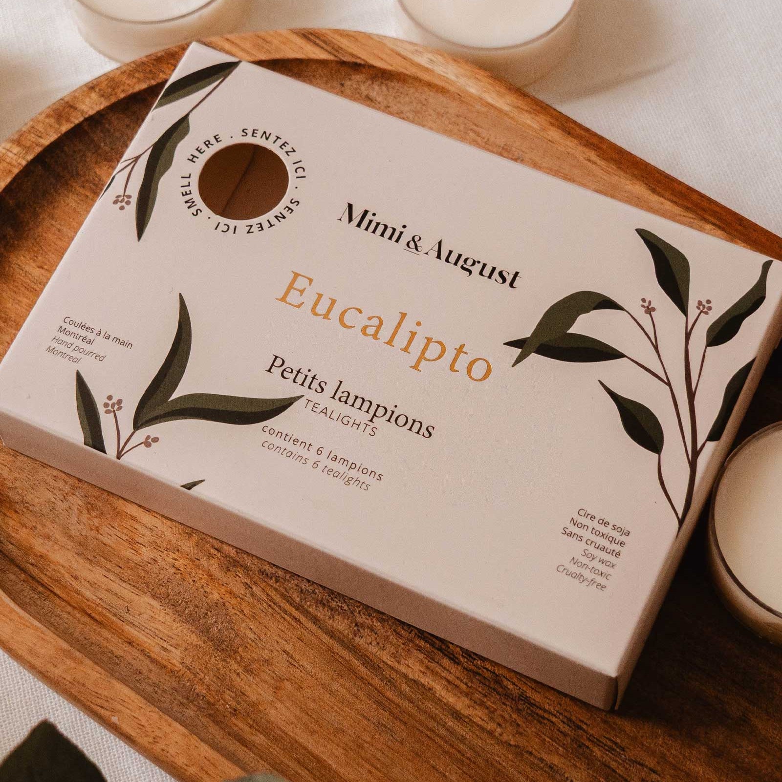 Tealight Candle Set EUCALIPTO