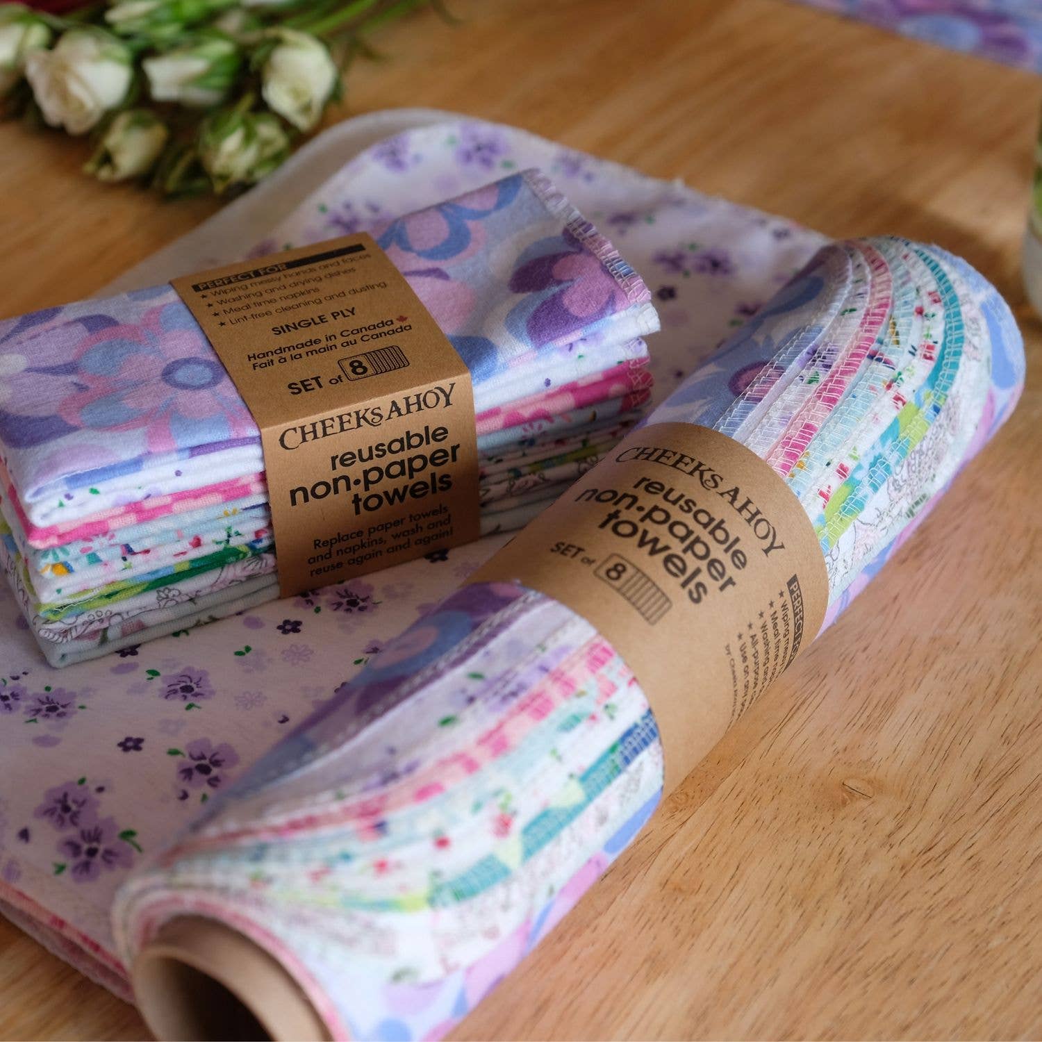 Cheeks Ahoy Unpaper Towels Spring Florals