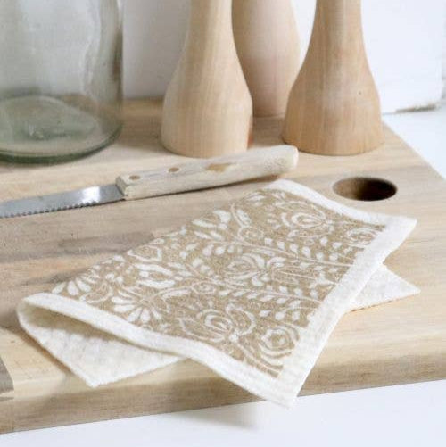 Swedish Cloth - Scandi Bloom Green