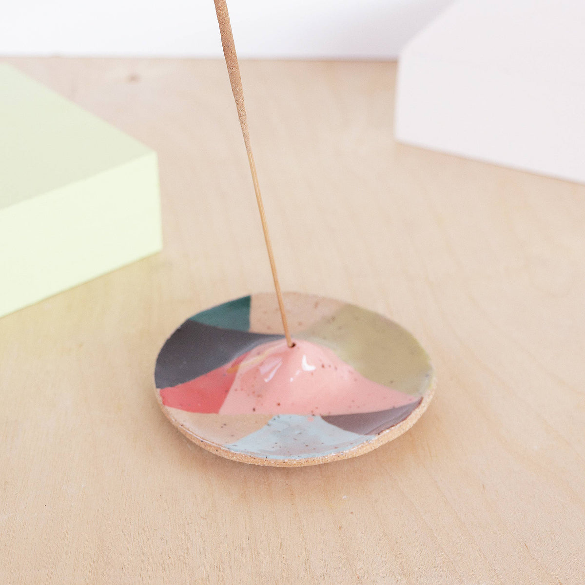 Ceramic Incense Holder | Patchwork