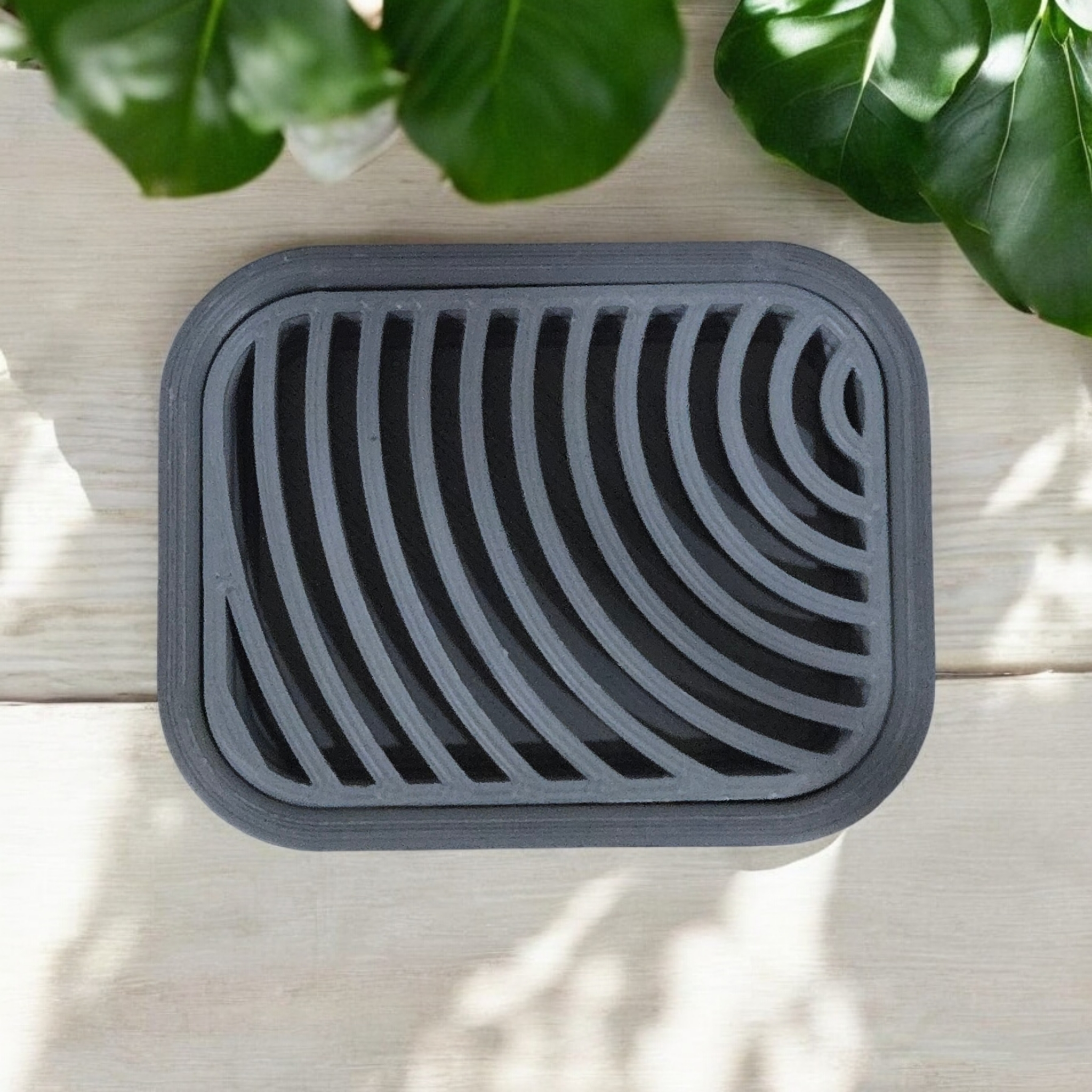 Solid Dish Soap Holder Orchard Leaf