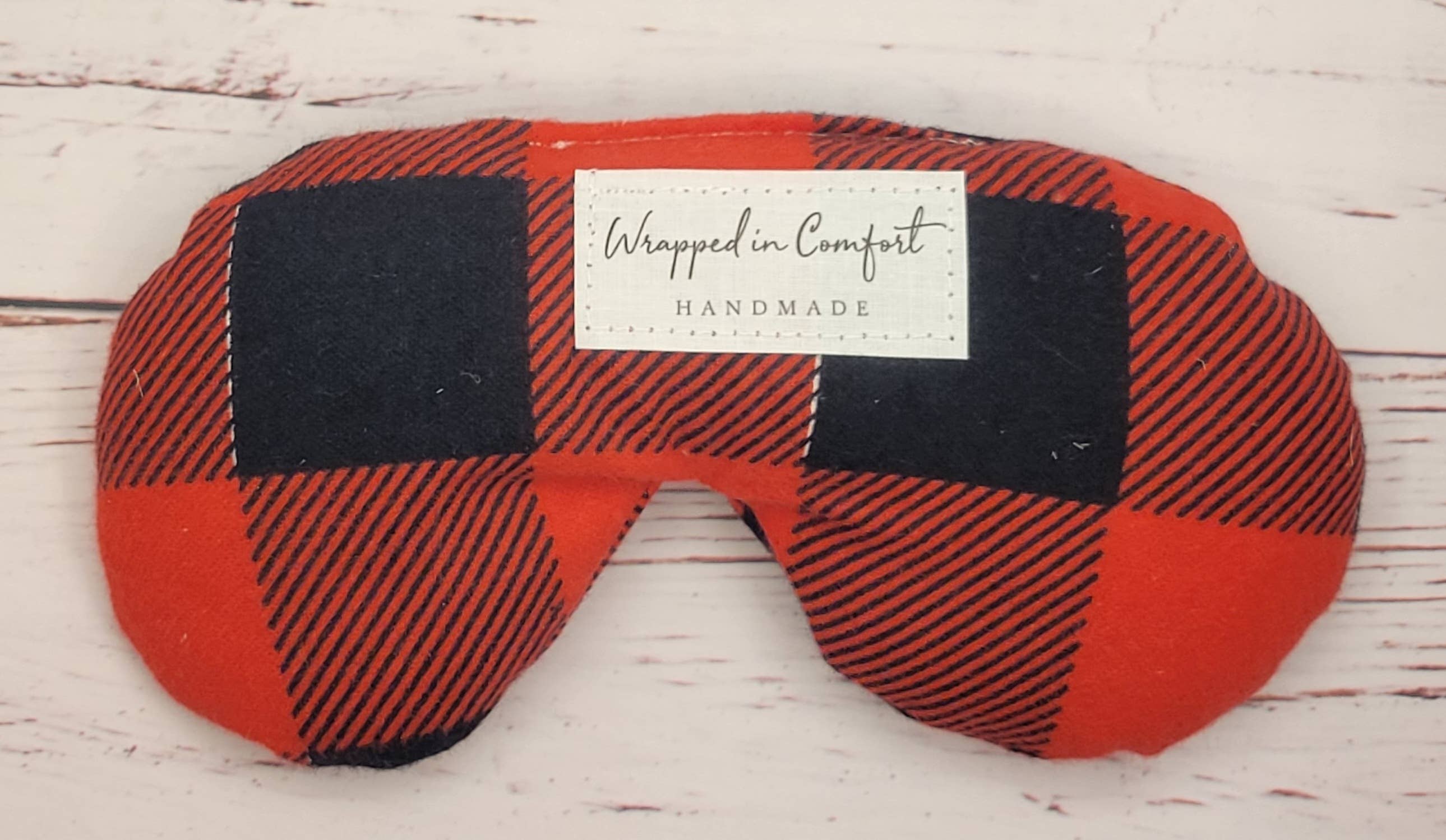Organic Cotton Eye Pillow Plaid