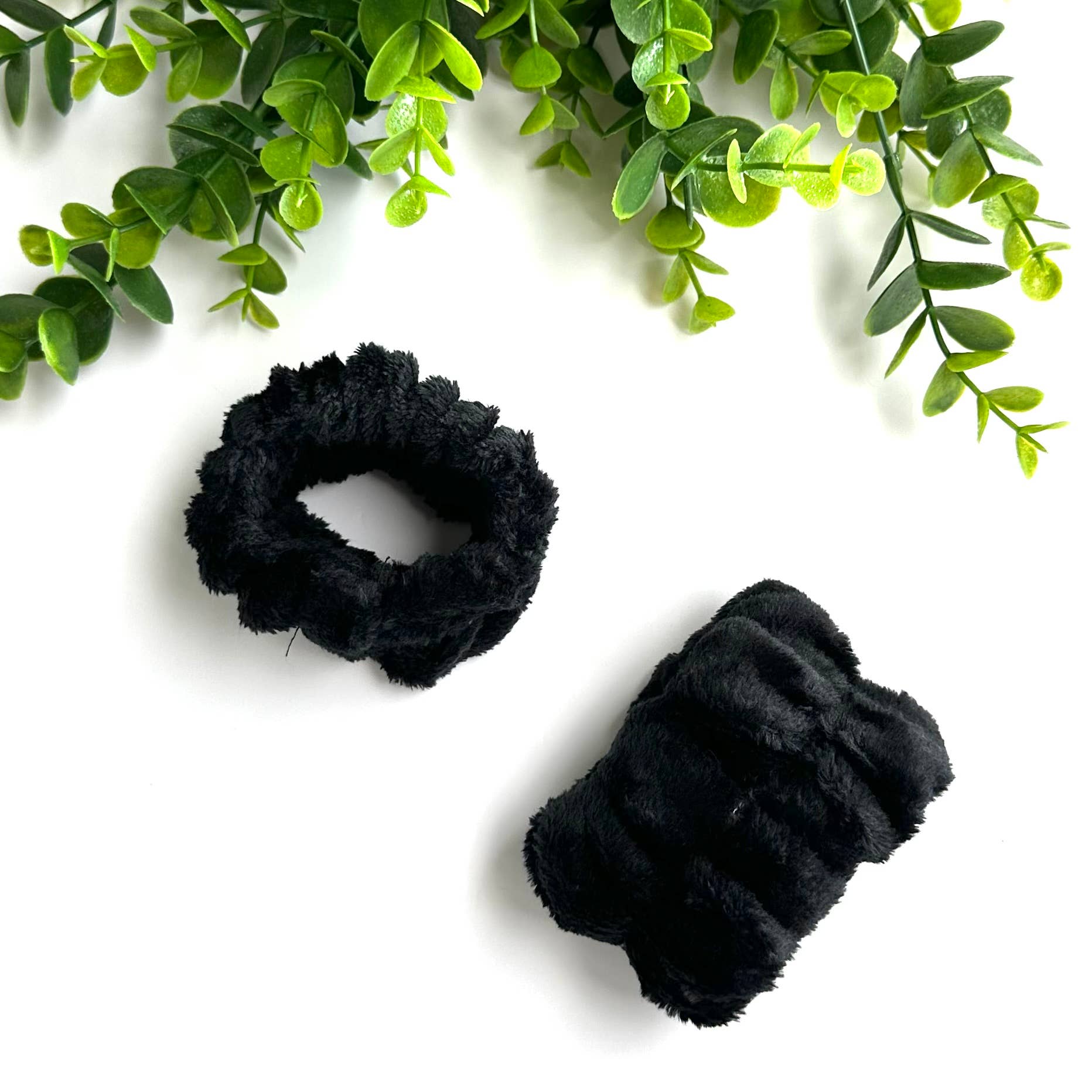 Spa Towel Wrist Set Black