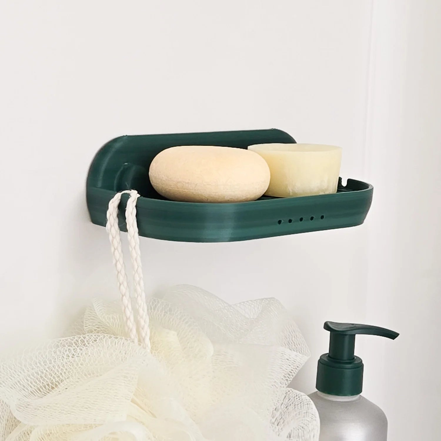 The Rogerie Shower Shelf Redwood